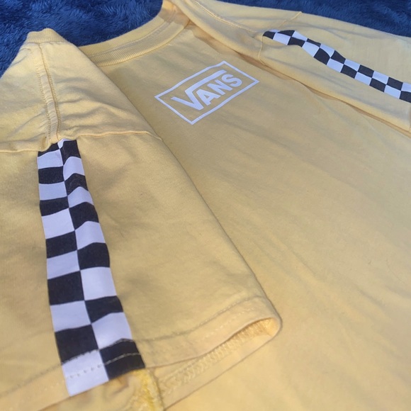 Vans Tops Vans Cropped Yellow Tshirt Poshmark